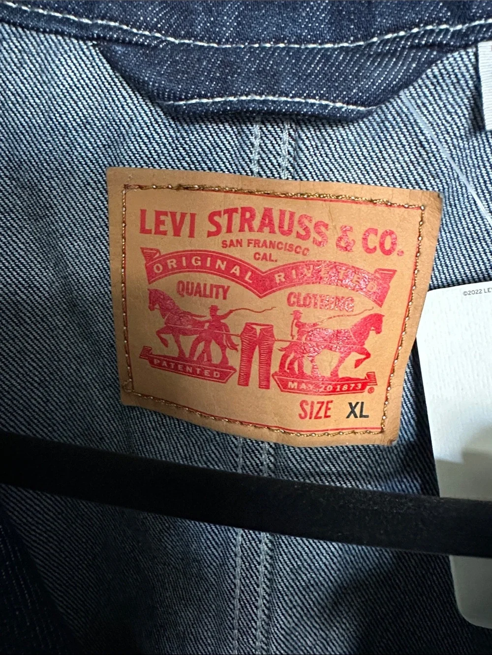 Levi's Indigo Denim Work Jacket NWT
